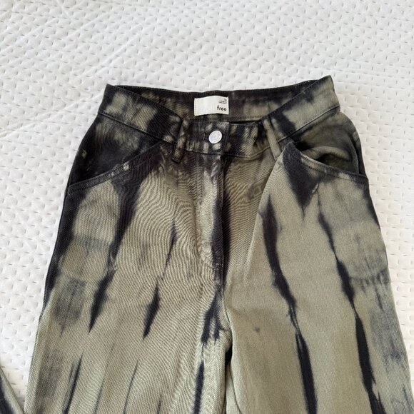 ARITZIA WILFRED FREE KELSEY PANT TIE DYE 00 - Picture 3 of 5